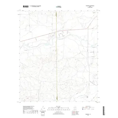 2019 Map of Tankersley, 2019 Print