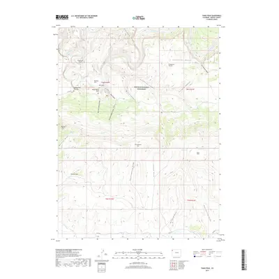 2019 Map of Tanks Peak, 2019 Print