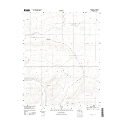 2013 Map of Tanner Lake, 2013 Print