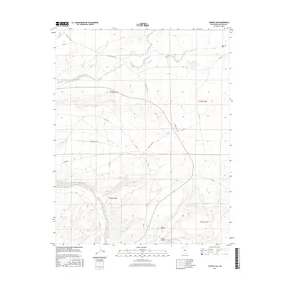2017 Map of Tanner Lake, 2017 Print