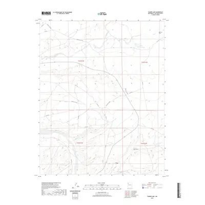 2020 Map of Tanner Lake, 2020 Print
