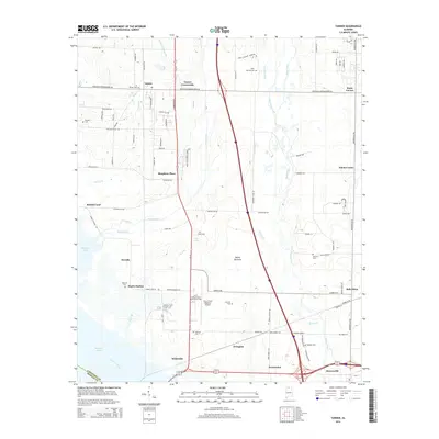 2014 Map of Tanner, 2014 Print