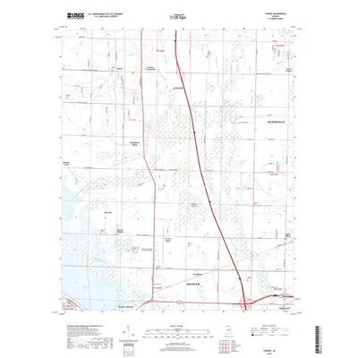 2018 Map of Tanner, 2018 Print