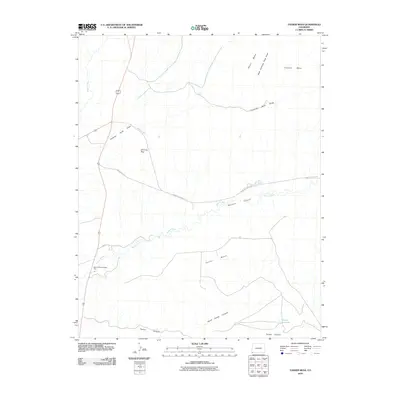 2010 Map of Tanner Mesa, 2010 Print