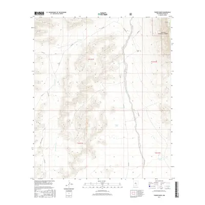 2017 Map of Tanner Ranch, 2017 Print