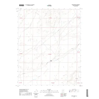 2018 Map of Tanner Springs, 2018 Print