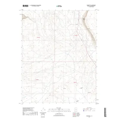 2018 Map of Tanner Well, 2018 Print