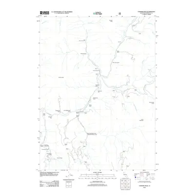 2012 Map of Tanners Peak, 2012 Print