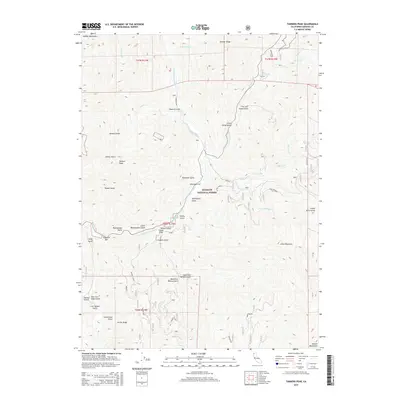 2015 Map of Tanners Peak, 2015 Print