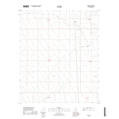 2018 Map of Tanque, 2018 Print