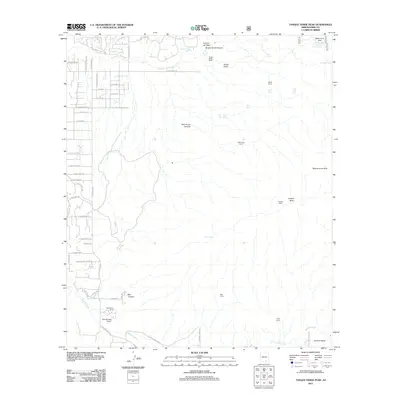 2011 Map of Tanque Verde Peak, 2011 Print