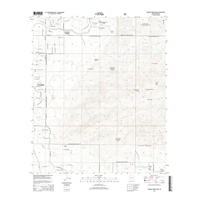2014 Map of Tanque Verde Peak, 2014 Print