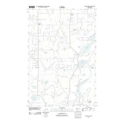 2011 Map of Tanwax Lake, 2011 Print