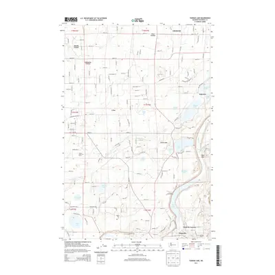 2013 Map of Tanwax Lake, 2013 Print