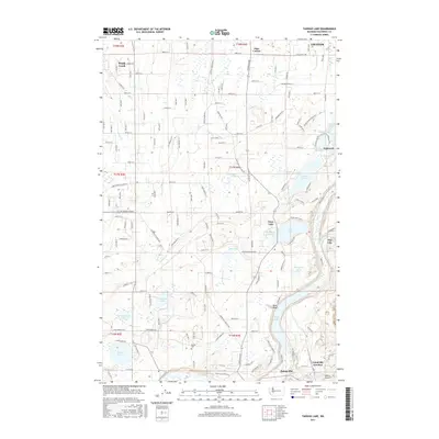 2017 Map of Tanwax Lake, 2017 Print
