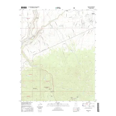 2017 Map of Taos SW, 2017 Print