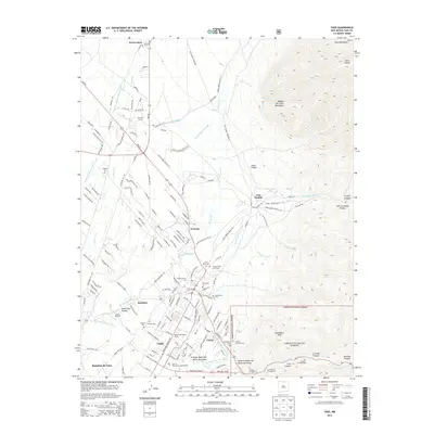2013 Map of Taos, 2013 Print