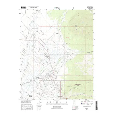 2017 Map of Taos, 2017 Print