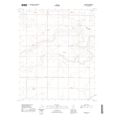 2020 Map of Tapia Ranch, 2020 Print