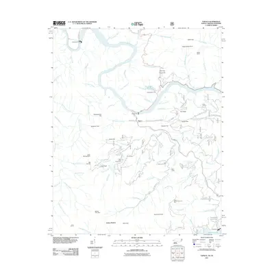2011 Map of Tapoco, 2011 Print