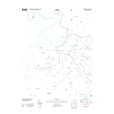 2013 Map of Tapoco, 2013 Print