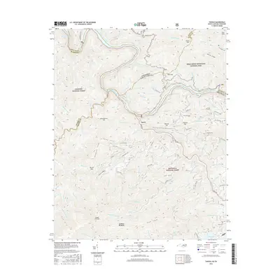 2016 Map of Tapoco, 2016 Print