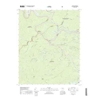 2019 Map of Tapoco, 2019 Print
