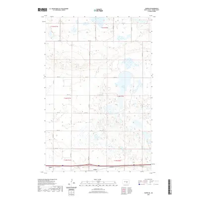2020 Map of Tappen NE, 2020 Print