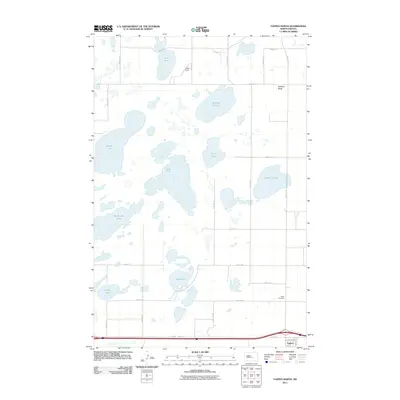 2011 Map of Tappen North, 2011 Print