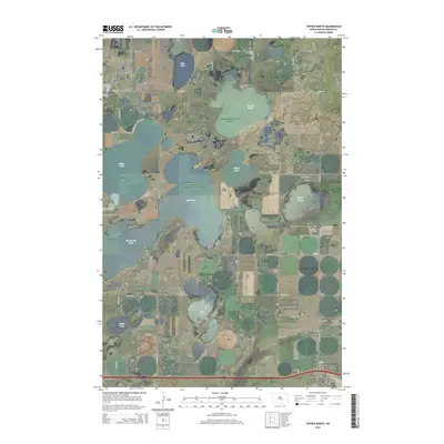 2014 Map of Tappen North, 2014 Print