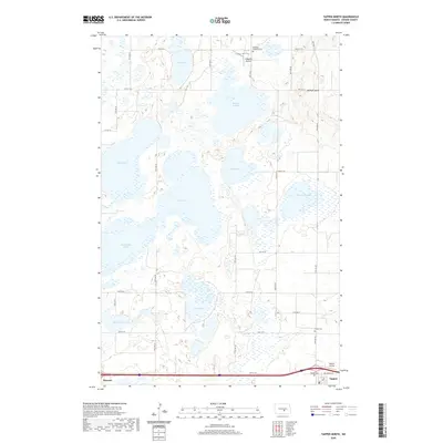 2020 Map of Tappen North, 2020 Print