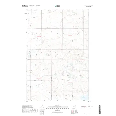 2018 Map of Tappen SE, 2018 Print