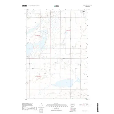 2018 Map of Tappen South, 2018 Print