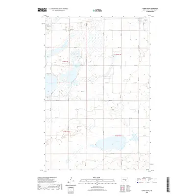 2020 Map of Tappen South, 2020 Print