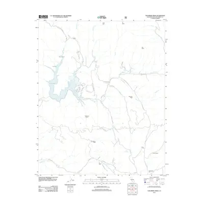2012 Map of Tar Spring Ridge, 2012 Print
