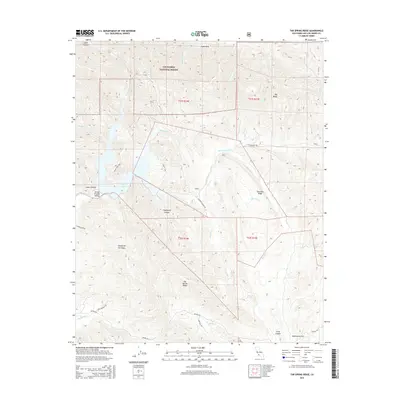 2015 Map of Tar Spring Ridge, 2015 Print