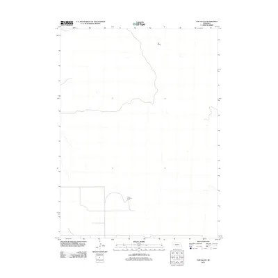2011 Map of Tar Valley, 2011 Print
