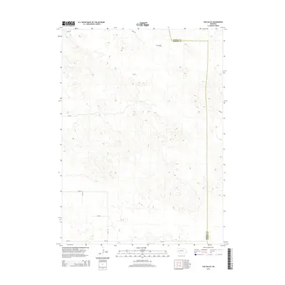 2014 Map of Tar Valley, 2014 Print