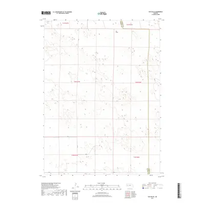 2017 Map of Tar Valley, 2017 Print