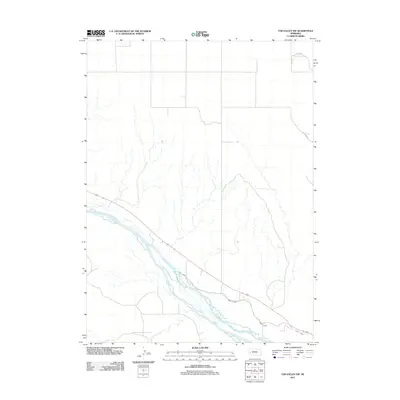 2011 Map of Tar Valley SW, 2011 Print