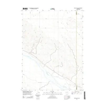 2014 Map of Tar Valley SW, 2014 Print