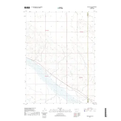 2017 Map of Tar Valley SW, 2017 Print