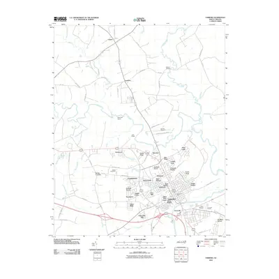 2010 Map of Tarboro, 2010 Print