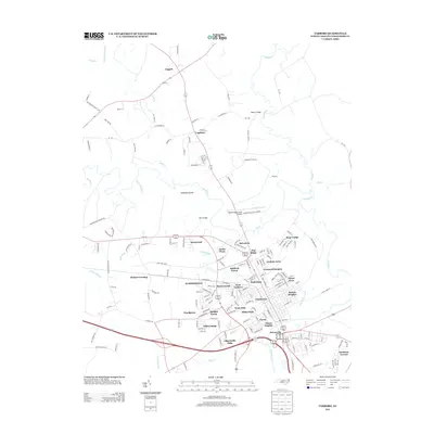 2013 Map of Tarboro, 2013 Print