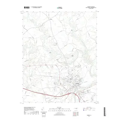 2019 Map of Tarboro, 2019 Print