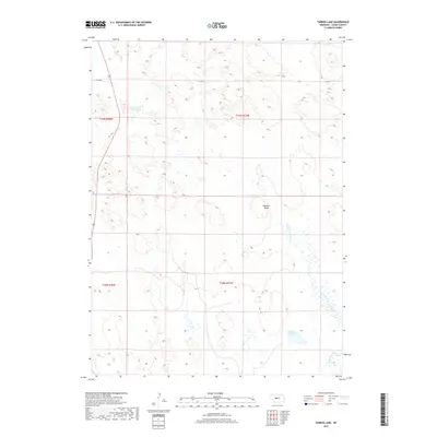 2017 Map of Tarbox Lake, 2017 Print