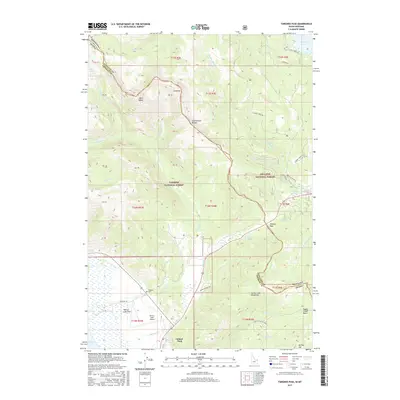 2017 Map of Targhee Pass, 2017 Print