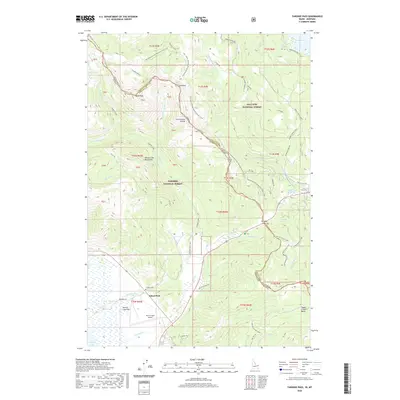 2020 Map of Targhee Pass, 2020 Print