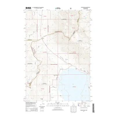 2013 Map of Targhee Peak, 2013 Print
