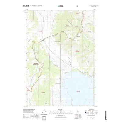 2020 Map of Targhee Peak, 2020 Print